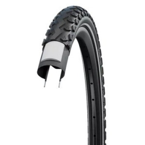 Schwalbe Land Cruiser Plus Trekking Tyre 26x2" Tube Type Wired Black Reflex