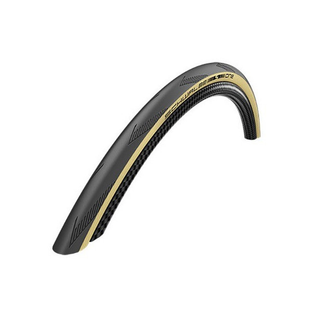 Schwalbe One HS462A Road Tyre 700x25c Tube Type Foldable Black/Beige