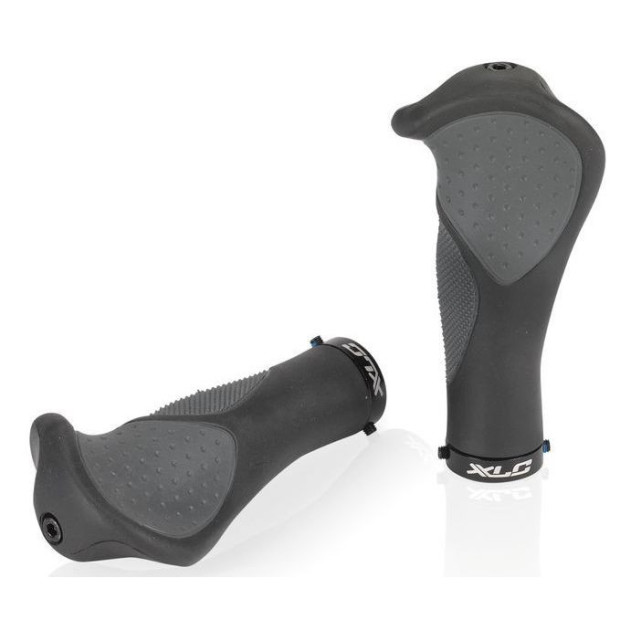 XLC GR-S22 Ergonomic Grips 135/92mm Black/Grey