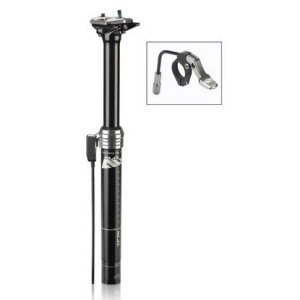 XLC SP-T10 Telescopic Seatpost 350-30.9mm Black