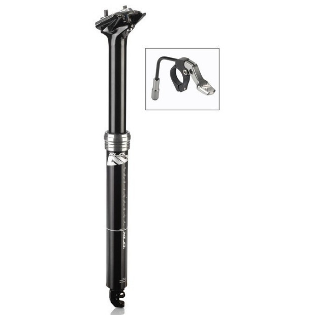 XLC SP-T11 Telescopic Seatpost 31.6mm 370mm Black