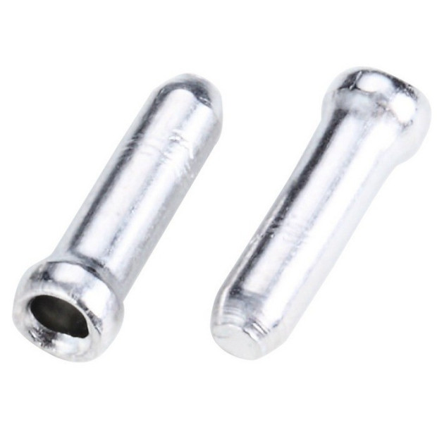 BBB BCB-164 Brake Cable Tips Silver - 5 pieces