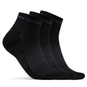Craft Core Dry Summer Mid Socks Black 3 Pairs