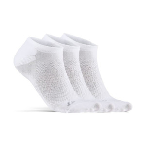 Craft Core Dry Summer Footies White 3 Pairs