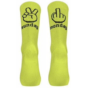 Northwave Sunday Monday Summer Socks Yellow Fluo