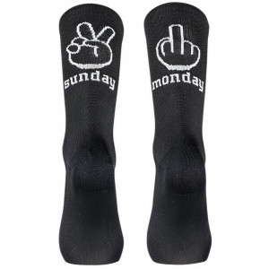 Northwave Sunday Monday Summer Socks Black/White