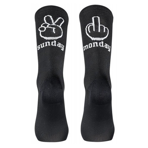 Northwave Sunday Monday Summer Socks Black/White