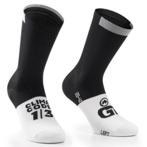 Assos GT C2 Summer Socks 16cm Black