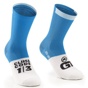 Assos GT C2 Summer Socks 16cm Blue