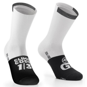 Assos GT C2 Summer Socks 16cm White