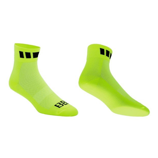 BBB TechnoFeet Low Summer Sock Yellow