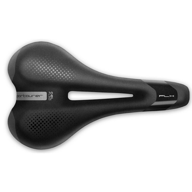 Sportourer FLX Gel Flow Man Trekking Saddle 270x160mm Black