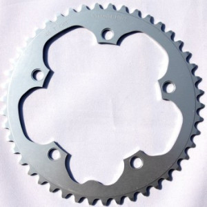 Stronglight Track SE Chainring 1/2"x1/8" Silver