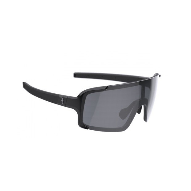 BBB Chester MLC Glasses Black Dark Grey Lenses