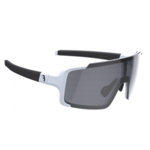 BBB Chester Matte White Glasses with Dark Grey Lens