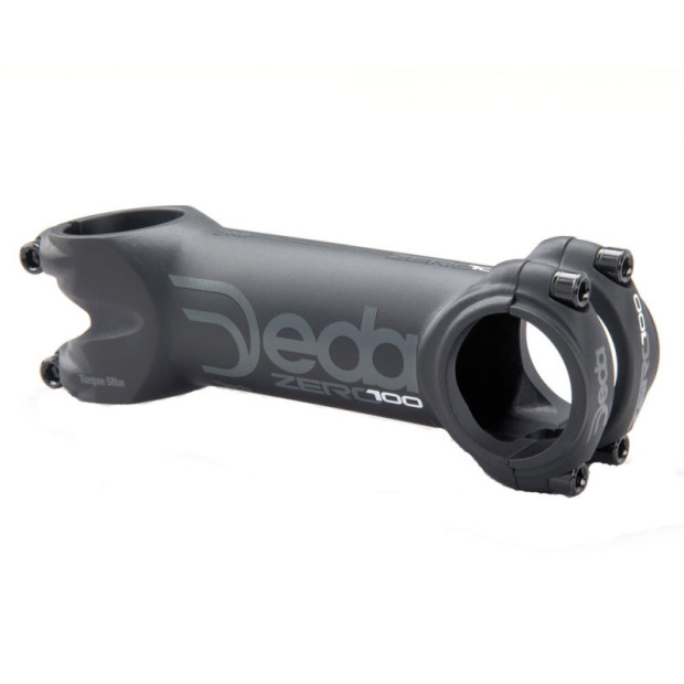 Deda Elementi Zero100 Stem - 31.8 mm - Black on  Black