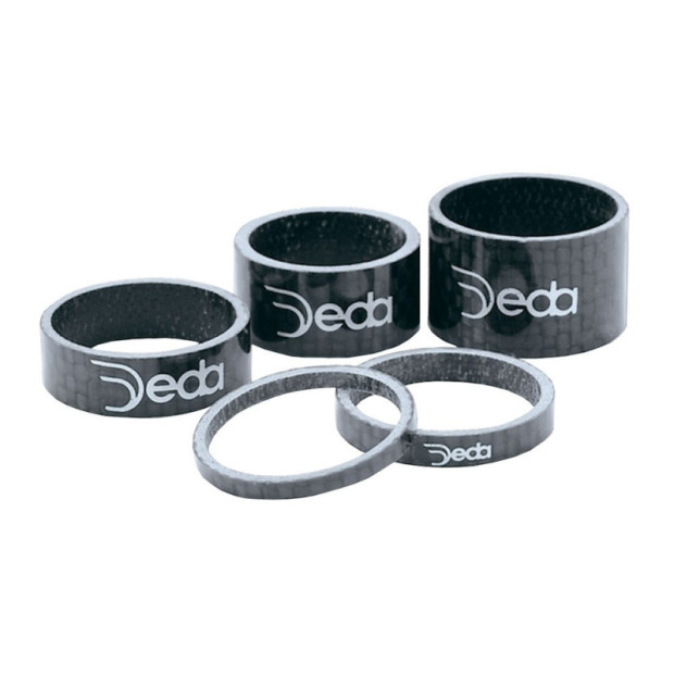 Deda Elementi Carbon Spacer for Headset 1 1/8" - 20 mm - Black