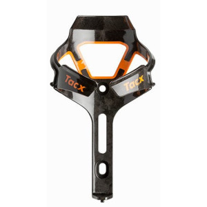 Tacx Ciro Bottle-Cage - Glossy Black-Orange