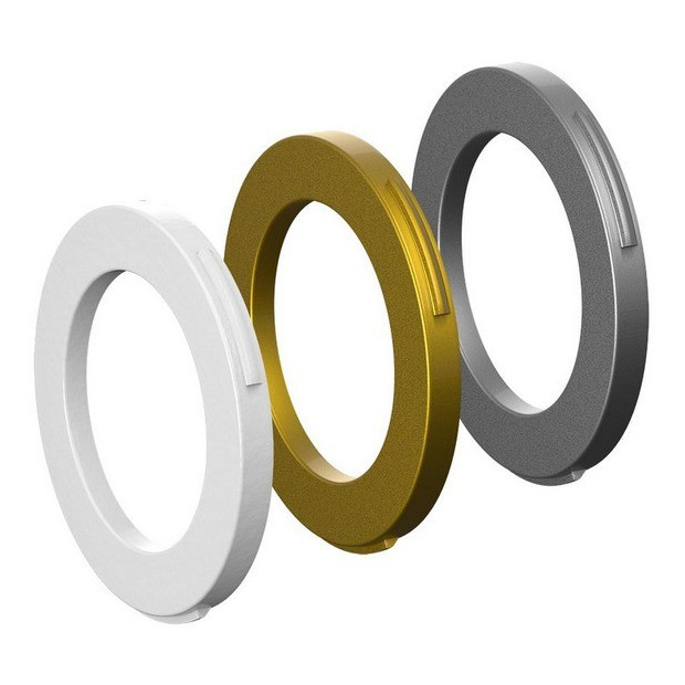 Magura 2-Piston Caliper Ring Kit - White/Gold/Silver - x6