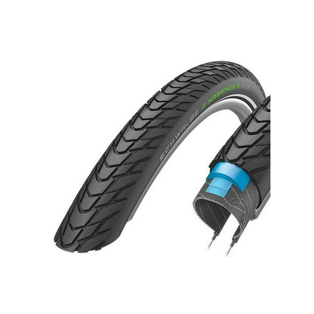 Karu Lodge Leninisme Schwalbe Marathon E-Plus 50 Performance Line City Tyre 28x1.40" Tube Type  Wired Black