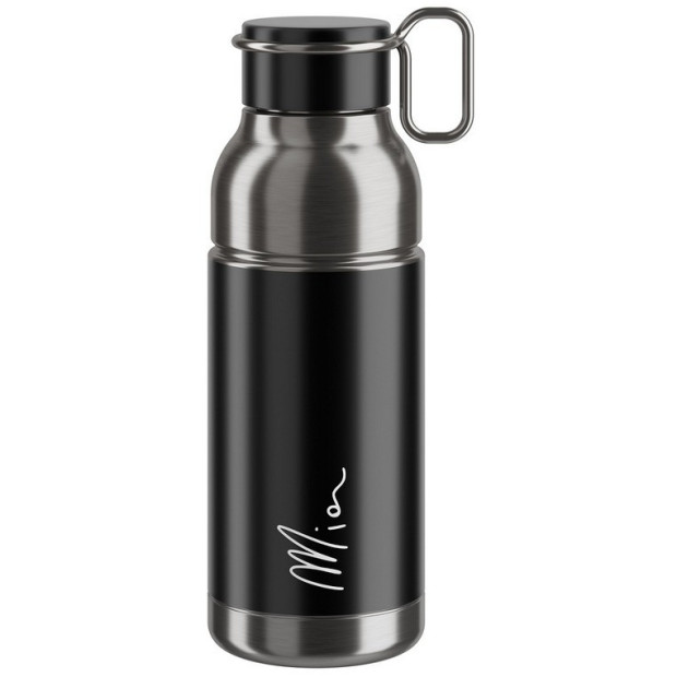 Elite Mia Stainless Steel Bottle 650ml Black/Silver