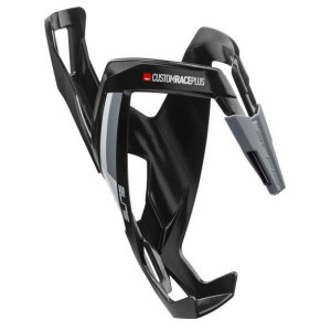 Elite Custom Race Plus Bottle Cage Glossy Black/White