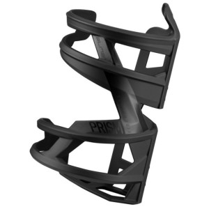 Elite Prism Bottle Cage Left Side Insertion Black Soft Touch