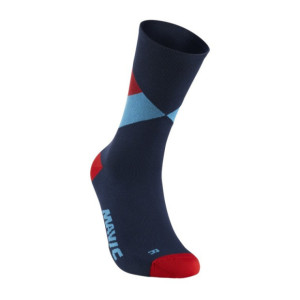 Mavic Graphic High Socks Blue/Red