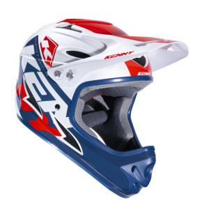 Kenny Downhill Graphic Full-Face Helmet Patriot (White-Blue-Red)