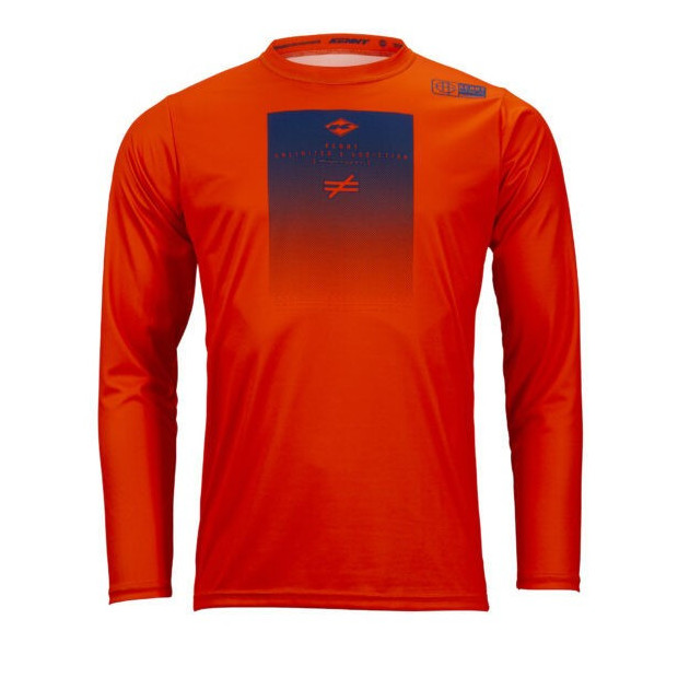 Kenny Factory Long Sleeves Enduro/Freeride Jersey Orange/Navy