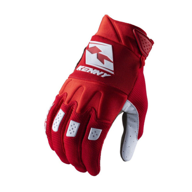 Kenny Track Kid MTB Gloves Red