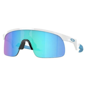 Oakley Resistor Kid Glasses Polished White - Prizm Sapphire Lens