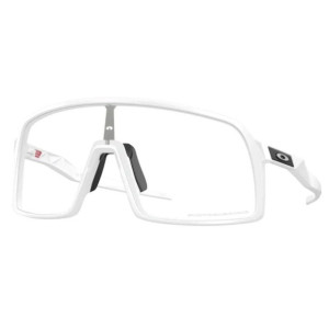 Oakley Sutro Glasses Matt White - Clear Photochromic Lens