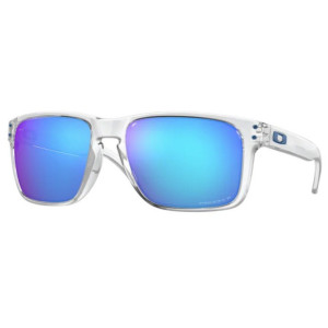 Oakley Holbrook XL Glasses Polished Clear - Prizm Sapphire Polarized Lens