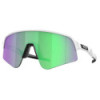 Oakley Sutro Lite Sweep Glasses Matte White - Prizm Road Jade Lens