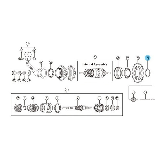 Shimano Snap Ring C for Nexus 3 Speeds SG-3C41