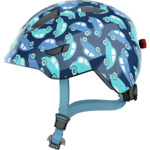 Abus Smiley 3.0 Child LED Helmet Car Blue