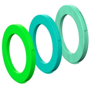 Magura 2-Piston Caliper Ring Kit - Neon Green/Turquoise/Mint - x6