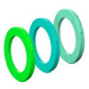 Magura 4-Piston Caliper Ring Kit - Neon Green/Turquoise/Mint - x12