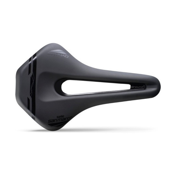 San Marco GND Short Open-Fit Dynamic Saddle - Black - Large