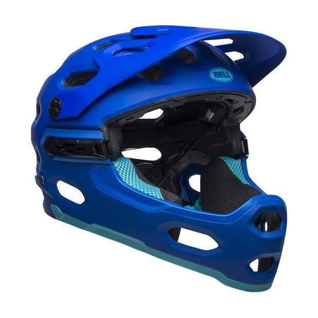 Bell Super 3R MIPS Helmet Matte Blue/Bright Blue