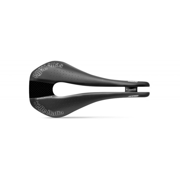 Selle Italia NOVUS SuperFlow Endurance TM S Saddle - Black - S3