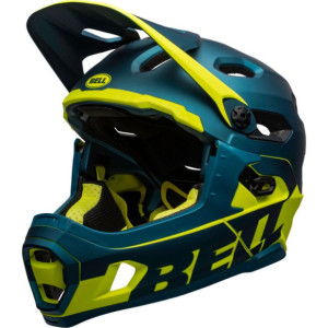 Bell Super DH MIPS Helmet Blue/Fluo Yellow