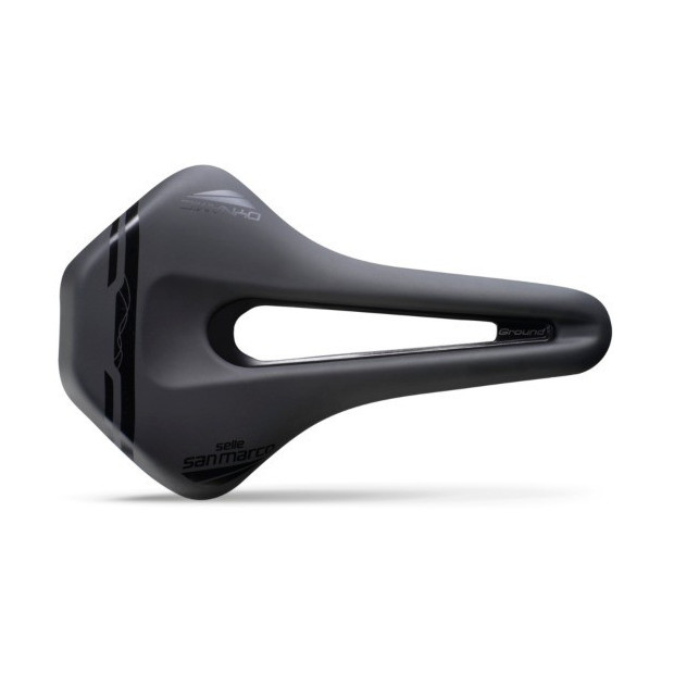 San Marco GND Short Open-Fit Dynamic Saddle - Black - Narrow