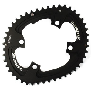 O.Symetric Oval Road Chainrings Kit Shimano Dura Ace FC-9100 46/36