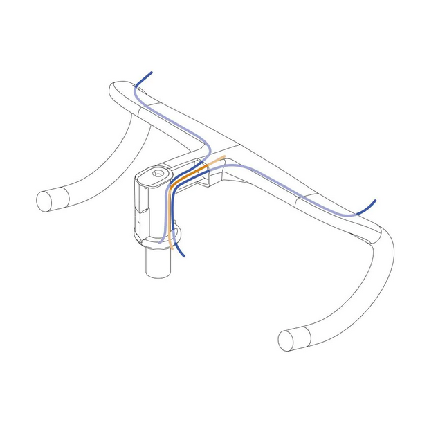 Deda Elementi Alanera Mnocoque Handlebar Carbon Di2/EPS