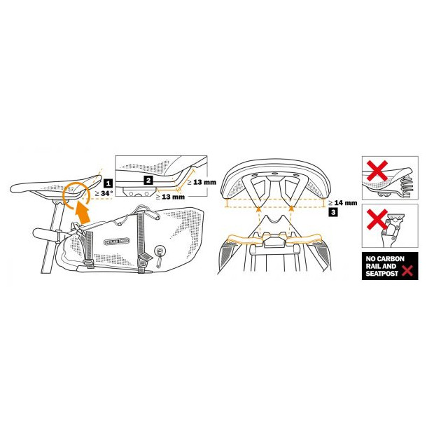 Ortlieb Seat-Pack QR Saddle Bag 13L