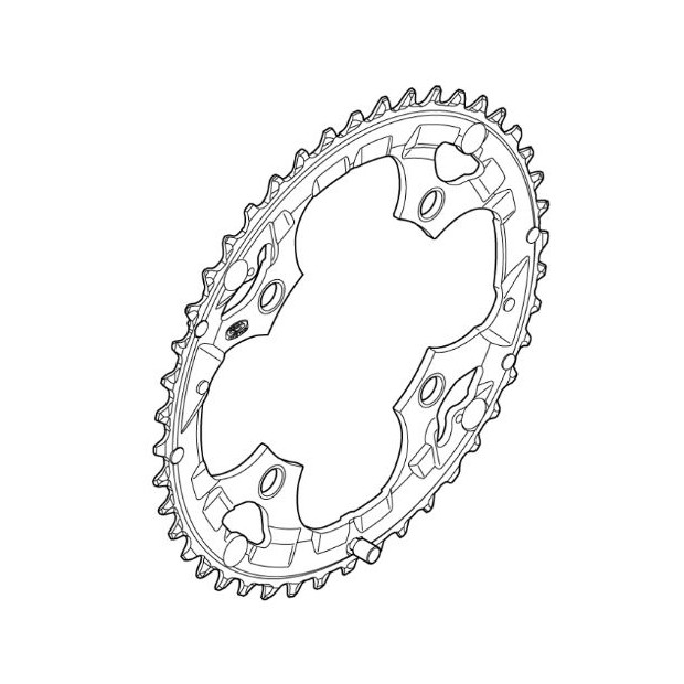 Shimano Deore FC-M530 Outer Chainrind 44 Teeth for Chain Guard