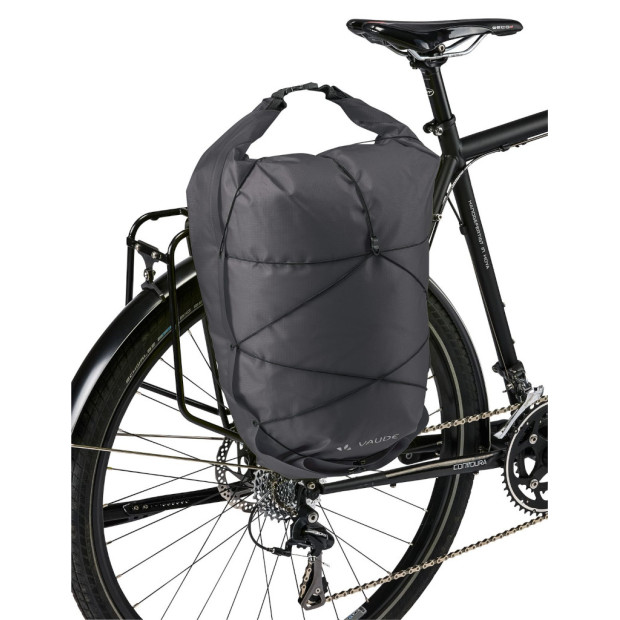 Pair of Vaude Aqua Back Light Travel Panniers 38L Black Uni