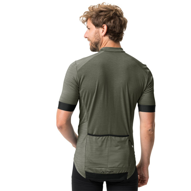 Vaude Kuro FZ Gravel Jersey Khaki